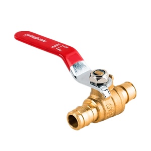 Alta calidad en línea EE. UU. Ecológico Cobre forjado Cuerpo de dos piezas 1/2 "Mango rojo PEX F1960 <span class=keywords><strong>Wirsbo</strong></span> Válvula de bola de latón - Product Image 5