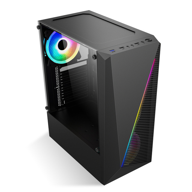 360mm Liquid ATX Gaming Case Features 3x 12cm Front Fans & 7-Slot Design for Maximum Cooling and Expansion Supports 310mm VGA