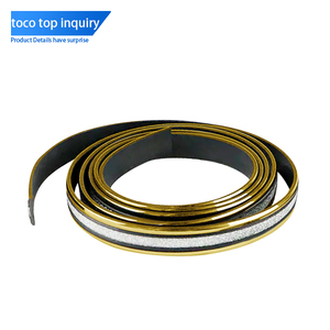 Decorative Abs Plastic Pvc Wpc Cavo Rigido Laminato per Armadietto da Cucina Solido Bordo Bordo Nastri T modanatura compensato - Product Image 4