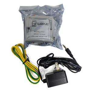 Allesd Chống Tĩnh Dây Đeo Cổ Tay Trực Tuyến Giám Sát Cụ Surpa 518-1 Tĩnh Vòng Nối Đất Tự Động Báo Động Tester - Product Image 2