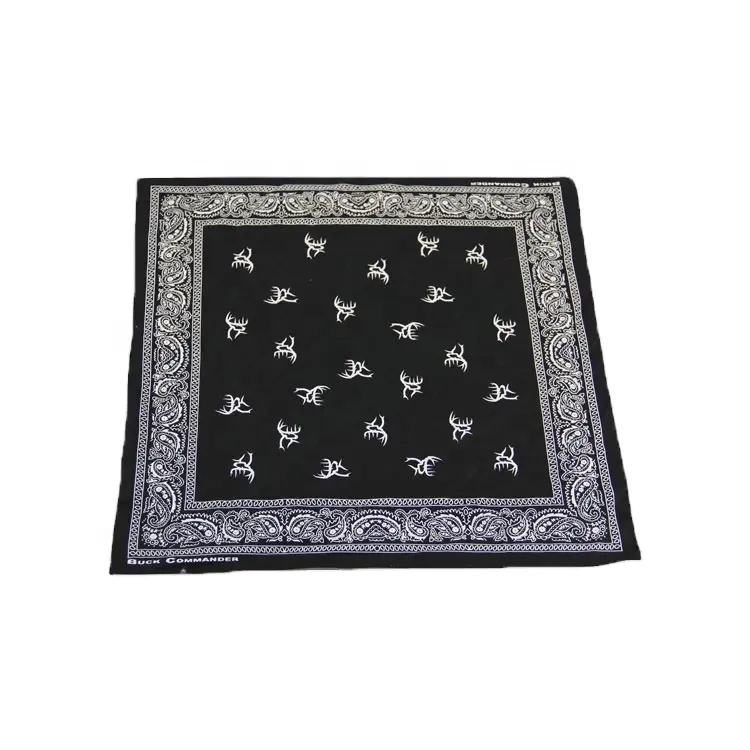 Hot Selling square cotton bandana scarf with oem design