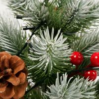 QiYing Victory S45662 Neuer grenzüberschreitender Weihnachtsbaum aus PE mit Tannenzapfen im US-Stil, Tischdekoration, kleine Heimdekoration