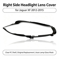Couvre-phare pour Jaguar XF 2012-2015, coque de phare LED de voiture, remplacement de la vitre de phare avant, masque transparent, accessoires