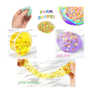 Artículos Populares de Fábrica 2021: Kit de Slime con Cuentas de Colores, Moldes Adorables y Pajitas de Colores para Niños - Product Image 1