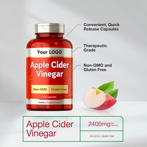 <strong>Apple</strong> <strong>Cider</strong> <strong>Vinegar</strong> 150 <strong>Capsules</strong> Natural Herbal Dietary Supplement Non-GMO - Product Image 4