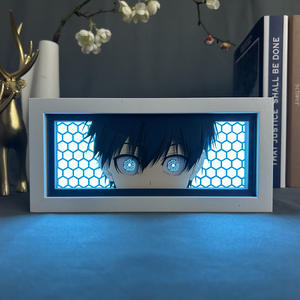 Décoration de chambre anime japonaise, ornement de bureau, lampe de nuit <span class=keywords><strong>Sasuke</strong></span> <span class=keywords><strong>Uchiha</strong></span> Skunk, lampe à cadre de bande dessinée, cadeaux décoratifs, ornement anime - Product Image 2
