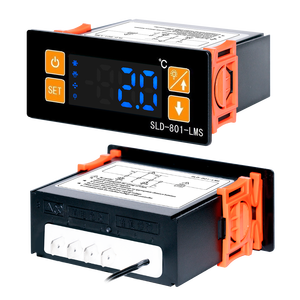 Controlador de Temperatura Digital SLD-801-LMS, <span class=keywords><strong>Termostato</strong></span> Digital para Sistemas HVAC con Temporizador de Calefacción, Vale la Pena <span class=keywords><strong>Comprar</strong></span> - Product Image 3