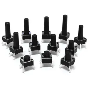 6x6 series tact switch 4 pin SPST push button normally open tact switch