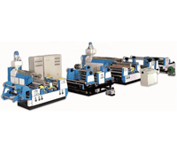 Machine d'extrusion et de laminage plastique 120m/min 1650mm de largeur