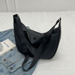 Bolso Bandolera Casual Pequeño para Hombre, Nuevo Modelo 2025, de Tela Oxford con Cristales, Estilo Dumpling - Product Image 6