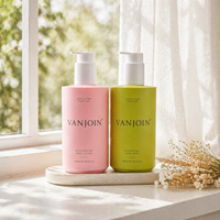 Vente en gros de flacons de shampooing vides en HDPE de 500 ml, flacons en plastique à pompe pour lotion, pour le lavage du corps, emballage cosmétique, logo personnalisé