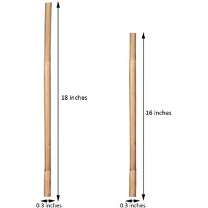 عصي قصب الخيزران للبيع بمقاسات 3M و 4M أو حسب الطلب - Product Image 2