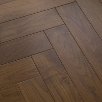 Parquet en teck de Birmanie Parquet en bois dur à chevrons Parquet en teck massif