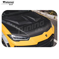 Capot moteur en fibre de carbone sèche style 101 pour Lamborghini Urus S 2022+ Kit de conversion amélioré