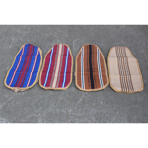 Tapis de sol de voiture en coton rayé ovale antidérapant pour scooter Dayang - Product Image 1