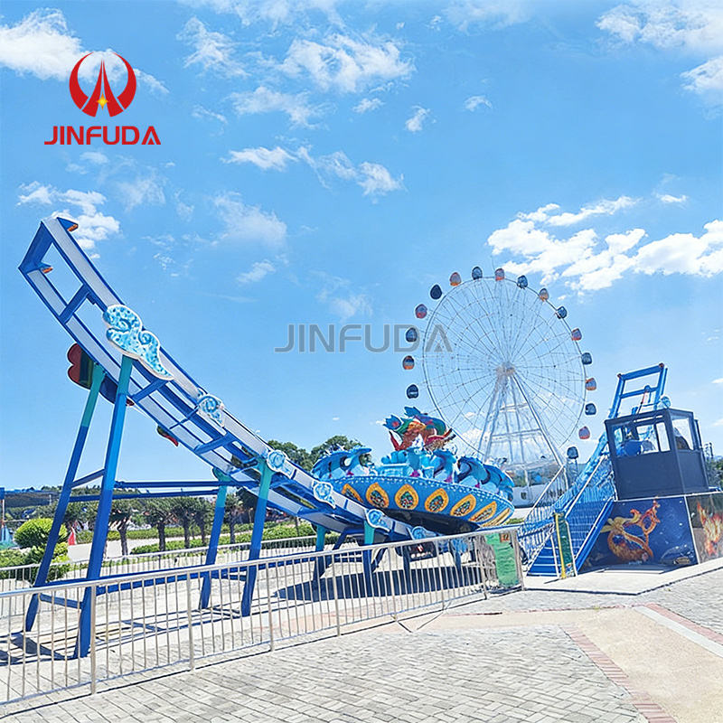 New Design Slide Extreme Thrilling Funfair Attraction Amusement Park ...
