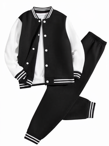 2022 New <b>Boys</b> Plus Size Clothing Gym Sport Wear Two Piece Sets Custom Logo Jogger Casual Winter Tracksuits Lightweight - Product Image 3