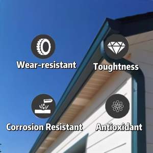 Accessoires de système de drainage des eaux pluviales personnalisés, descente d'eau carrée en aluminium résistant à la corrosion pour la connexion de tuyaux de drainage - Product Image 6