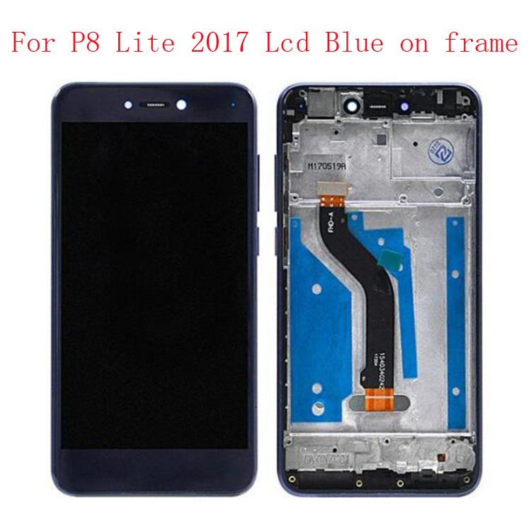 Blue on frame