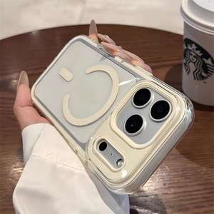   Funda blanda para teléfono Apple 17 Pro, 16 Pro Max, simple, 14/13/15, nueva, color caramelo, 12, para mujer - Product Image 4