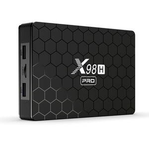 Boîtier TV Android 12.0 moderne X98H <span class=keywords><strong>Pro</strong></span>, lecture vidéo 4K, double Wi-Fi et Ethernet 100M, 4G+32G/64G, décodeur - Product Image 1