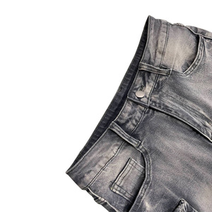 Peeqi LD2405 été nouveau femmes ample <span class=keywords><strong>jean</strong></span> Denim Shorts décontracté Cargo poche lavé Shorts grande taille ample Denim Shorts femmes - Product Image 5