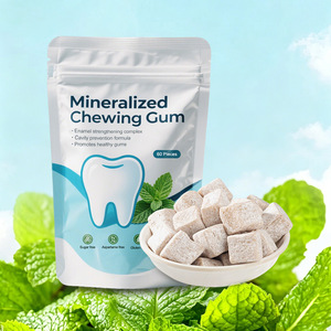 Goma de Mascar Sin Azúcar con Sabor a Menta, <span class=keywords><strong>Color</strong></span> Marrón, Xilitol, Paquete a Granel, 24 Meses de Duración, para Venta al por Mayor - Product Image 6