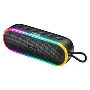 Lenovo K8 Portable haut-parleur sans fil bluetooth, étanche LED extérieur haut-parleur musique Surround basse boîte micro Original 5.0