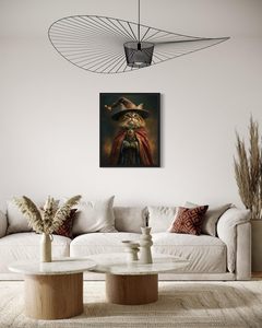 Pintura <span class=keywords><strong>de</strong></span> retrato <span class=keywords><strong>de</strong></span> Humor personalizado <span class=keywords><strong>de</strong></span> gato victoriano y arte <span class=keywords><strong>de</strong></span> pared, arte <span class=keywords><strong>de</strong></span> pared, decoración del hogar, ilustraciones felinas, regalo para amantes <span class=keywords><strong>de</strong></span> las mascotas, fábrica al por mayor - Product Image 5