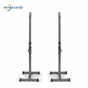 מתלה סקוואט פלדה רגיל מתכוונן עומד ספסל משקל נייד - Product Image 2