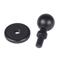 Adaptateur de montage à rotule en alliage d'aluminium 17 mm avec bras à double rotule pour GoPro 13, pour caméras d'action OSMO 360, pour support de téléphone Ram Mount