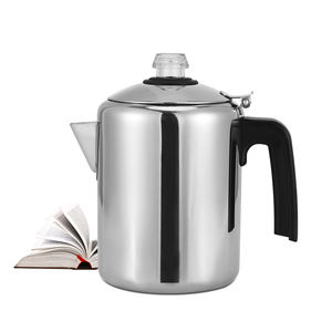 Cafetière à <span class=keywords><strong>syphon</strong></span> en acier inoxydable de haute qualité, mini, pour le voyage, l'extérieur, le gaz, le percolateur - Product Image 4
