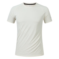 T-shirt de sport léger à séchage rapide pour homme, en soie glacée, respirant, pour entraînement, gym, course à pied