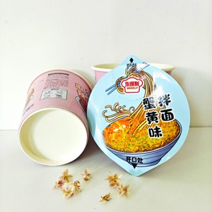 YBLPAK 650ml <strong>Pink</strong> Color Paper Cups for Instant Noodles Paper <strong>Ramen</strong> Bowl Durable Disposable Soup Container Instant Food Packaging - Product Image 3