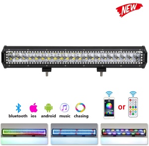 Barra de Luz LED de Alta Potencia de 126W con Control Remoto RF de 433MHZ y Panel de 20 Pulgadas ADT, con Efecto de Persecución RGB y Ojos de Ángel para ATV UTV - Product Image 2