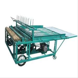 Machine automatique de tissage de tapis en roseau, machine de fabrication de roseaux, machine de tissage de paille de roseau pour cabane en chaume, machine de tissage de paravent en <span class=keywords><strong>bambou</strong></span> - Product Image 2