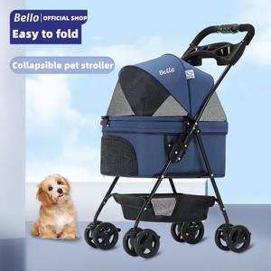 Sản xuất giá rẻ đơn giản Bán buôn giá rẻ thuận tiện Puppy và kitty Pet xe đẩy an toàn Pet xe xe đẩy - Product Image 2