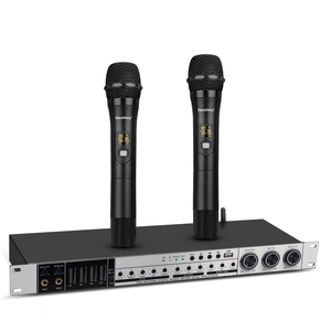 Prosesor Efek Audio Digital Profesional Depusheng REV3800 Dengan <span class=keywords><strong>2</strong></span> Mikrofon Genggam UHF Dengan Karaoke Konser - Product Image 2