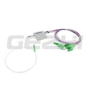 Interruptor óptico mecânico passivo da fibra Optic1x4T com conector do Sc Fc Lc St