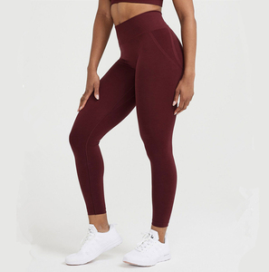 <span class=keywords><strong>Leggings</strong></span> de fitness sans couture et confortables, ensemble de yoga, pantalon d'exercice pour femme, taille haute, tendance - Product Image 4
