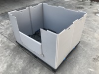 Boîte de séparation en plastique ondulé PP pour palettes de stockage