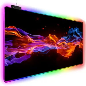 Wholesale Custom Large RGB Rubber/Fabric Square Gaming Mouse Pad - Product Image 4