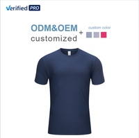 OYGSieg Lot de 6 T-shirts de Sport pour Hommes à Manches Courtes, Hauts Athlétiques à Séchage Rapide, Col Rond, en Spandex/Coton, Tricotés Décontractés, Vierges