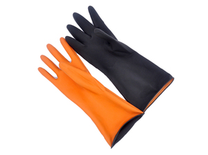 Yangjiang Xingli 80g 90g calidad <span class=keywords><strong>premium</strong></span> luvas agarre en relieve anit slip grueso industrial resistente guantes de látex de goma - Product Image 2