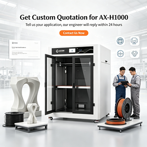 Impresora 3D FDM AX-H1000, Volumen de Impresión 1000x1000x1000mm, Conectividad USB, Compatible con PLA, para Prototipos y Piezas Industriales, Rápida - Product Image 6