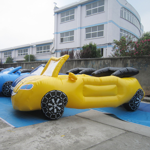 Opblaasbaar cartoonauto-model, op maat gemaakte evenementendecoratie, commerciële springkasteel, kindvriendelijk, milieuvriendelijk, op maat gemaakt, 0,55 mm PVC - Product Image 2