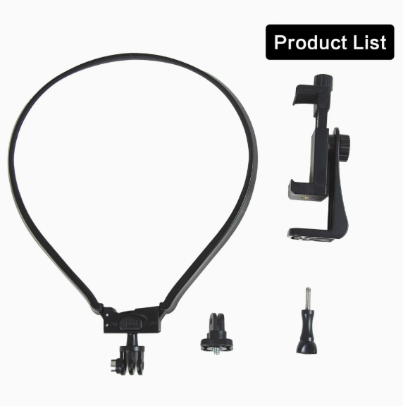 Support de téléphone double couche Neck Mount-B+