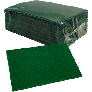 Confezione da 10 Spugne in Fibra Professionali 22 X 15 cm per Pulizia e Strofinamento - Product Image 1