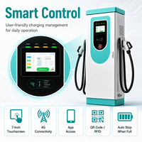 Chargeur rapide DC pour véhicules électriques 120 kW 160 kW 380 V 250 A Double connecteur pour véhicules électriques commerciaux Certifié CE TUV
