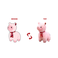 Jouet en peluche mignon personnalisable en forme de petit agneau, super doux, 31cm-50cm, unisexe, couleur au choix pour les enfants